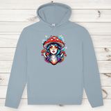 Herren Premium Bio Hoodie Mushroom Girl
