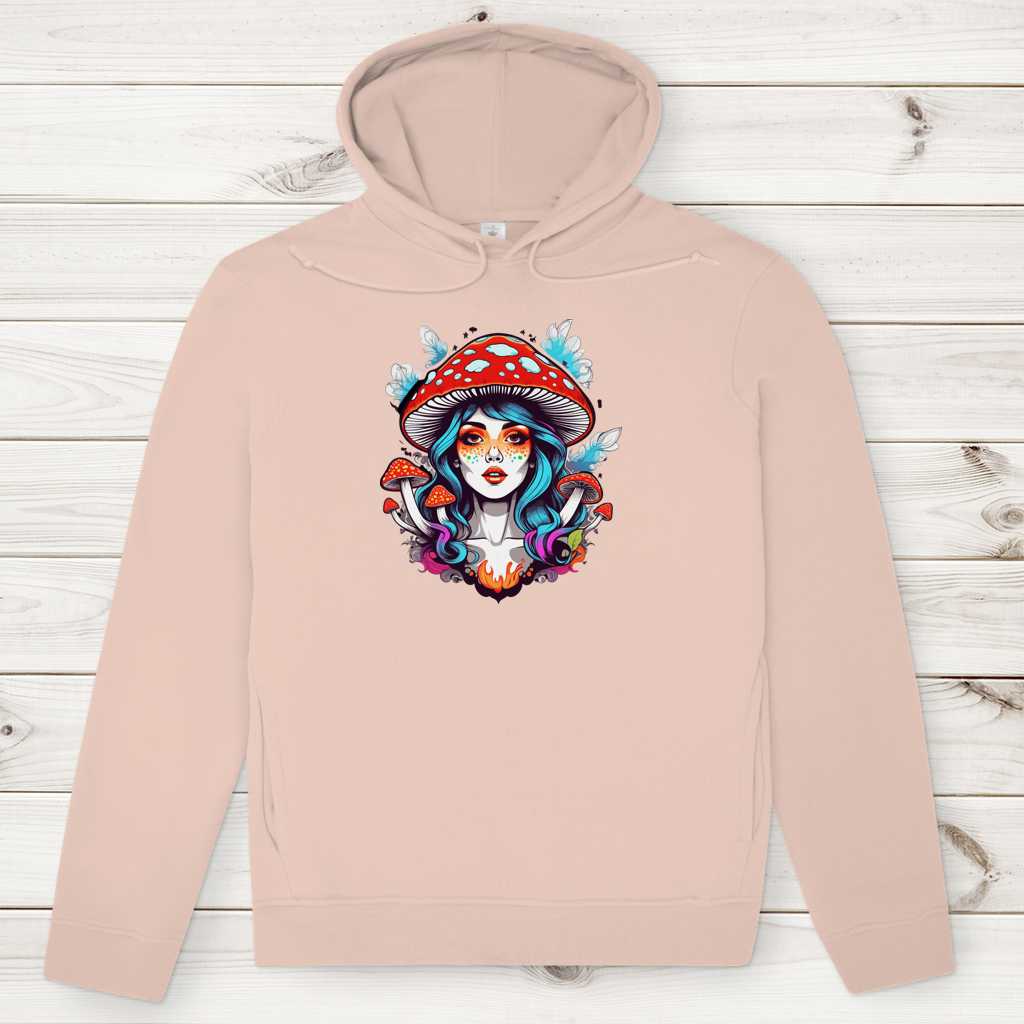 Herren Premium Bio Hoodie Mushroom Girl