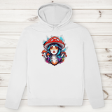 Herren Premium Bio Hoodie Mushroom Girl