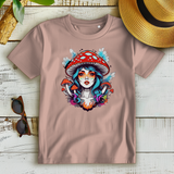 Damen Premium Bio T-Shirt Mushroom Girl