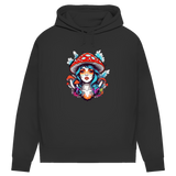 Damen Premium Bio Hoodie Mushroom Girl