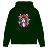 Damen Premium Bio Hoodie Mushroom Girl
