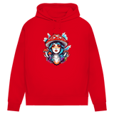 Damen Premium Bio Hoodie Mushroom Girl