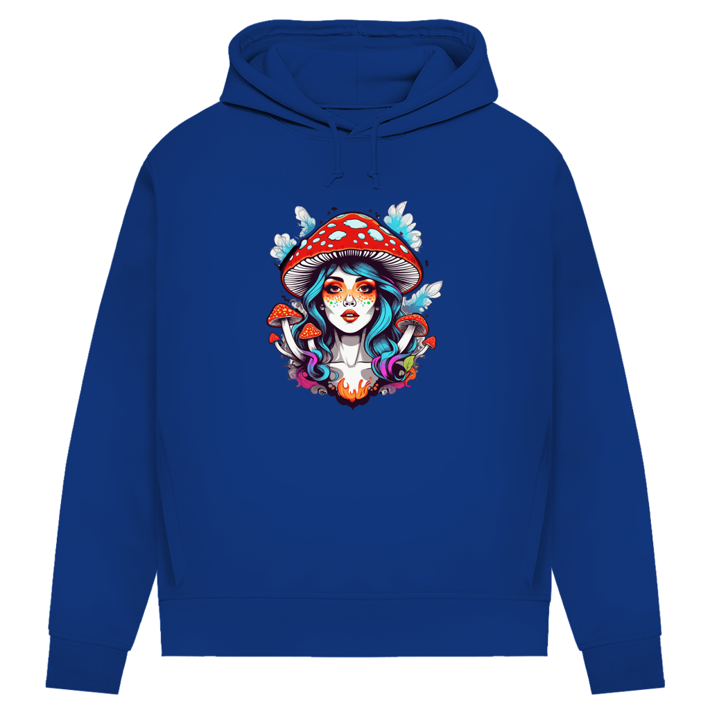 Damen Premium Bio Hoodie Mushroom Girl