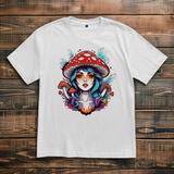 Oversize T-Shirt Mushroom Girl
