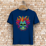 Herren Premium Bio T-Shirt Fire Skull