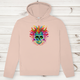 Herren Premium Bio Hoodie Fire Skull
