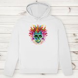 Herren Premium Bio Hoodie Fire Skull