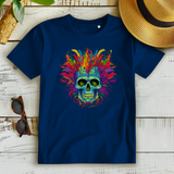 Damen Premium Bio T-Shirt Fire Skull
