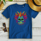 Damen Premium Bio T-Shirt Fire Skull