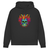Damen Premium Bio Hoodie Fire Skull
