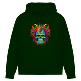 Damen Premium Bio Hoodie Fire Skull