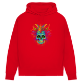 Damen Premium Bio Hoodie Fire Skull
