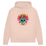 Damen Premium Bio Hoodie Fire Skull