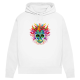Damen Premium Bio Hoodie Fire Skull