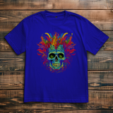 Oversize T-Shirt Fire Skull