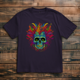 Oversize T-Shirt Fire Skull