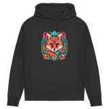 Damen Premium Bio Hoodie Flower Fox