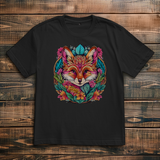 Oversize T-Shirt Flower Fox