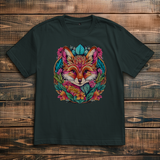 Oversize T-Shirt Flower Fox