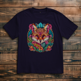 Oversize T-Shirt Flower Fox