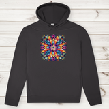 Herren Premium Bio Hoodie Flower Mandala