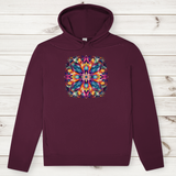 Herren Premium Bio Hoodie Flower Mandala