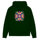 Damen Premium Bio Hoodie Flower Mandala