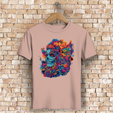 Herren Premium Bio T-Shirt Skull Doodle