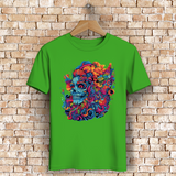 Herren Premium Bio T-Shirt Skull Doodle