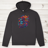 Herren Premium Bio Hoodie Skull Doodle