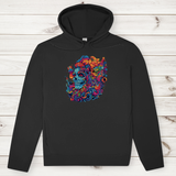 Herren Premium Bio Hoodie Skull Doodle
