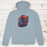 Herren Premium Bio Hoodie Skull Doodle