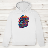 Herren Premium Bio Hoodie Skull Doodle