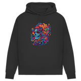 Damen Premium Bio Hoodie Skull Doodle