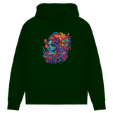 Damen Premium Bio Hoodie Skull Doodle