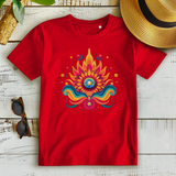 Damen Premium Bio T-Shirt Fire Lotus Eye