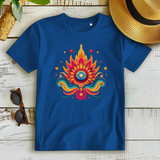 Damen Premium Bio T-Shirt Fire Lotus Eye