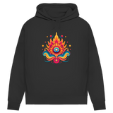 Damen Premium Bio Hoodie Fire Lotus Eye