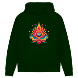 Damen Premium Bio Hoodie Fire Lotus Eye