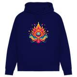 Damen Premium Bio Hoodie Fire Lotus Eye
