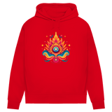 Damen Premium Bio Hoodie Fire Lotus Eye