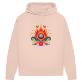 Damen Premium Bio Hoodie Fire Lotus Eye