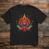 Oversize T-Shirt Fire Lotus Eye