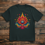 Oversize T-Shirt Fire Lotus Eye