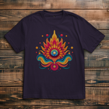 Oversize T-Shirt Fire Lotus Eye