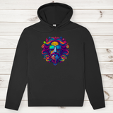Herren Premium Bio Hoodie Psychedelic Zeus
