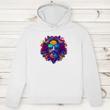 Herren Premium Bio Hoodie Psychedelic Zeus