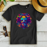 Damen Premium Bio T-Shirt Psychedelic Zeus