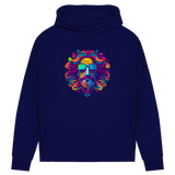 Damen Premium Bio Hoodie Psychedelic Zeus